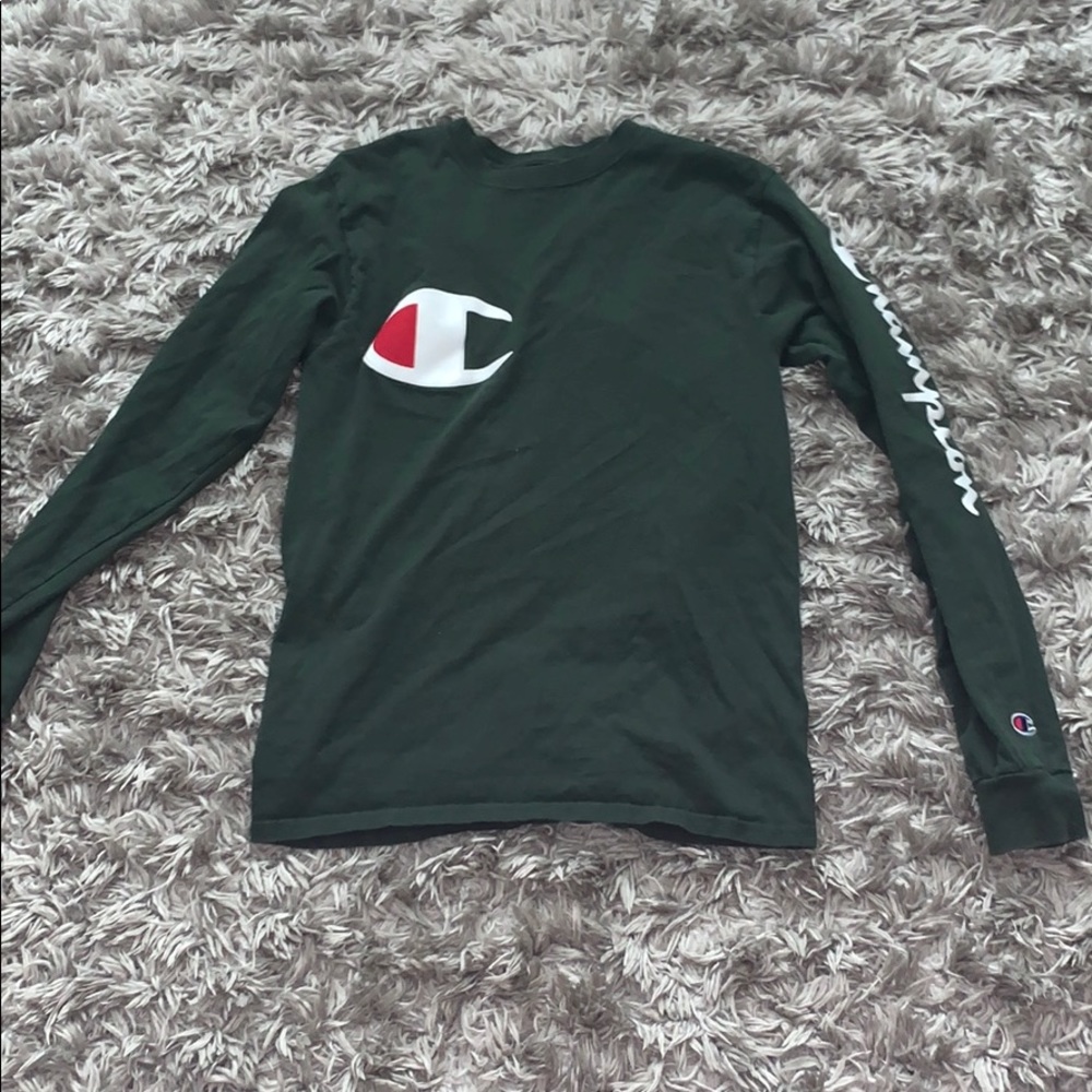 Green champion long sleeve